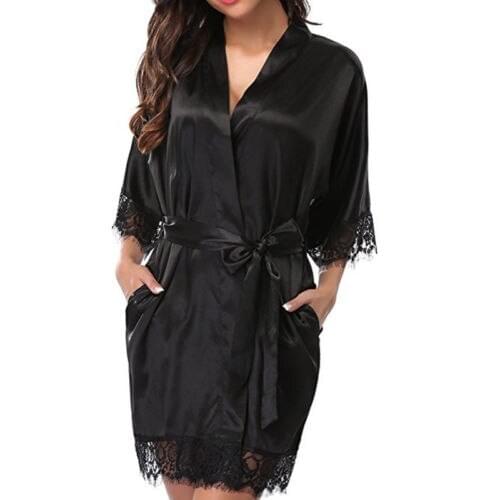 Sexy Womens Lingerie Lace Dress Bath Robe Gown Babydoll Nightwear Sleepwear erotic women pajamas sexy costumes