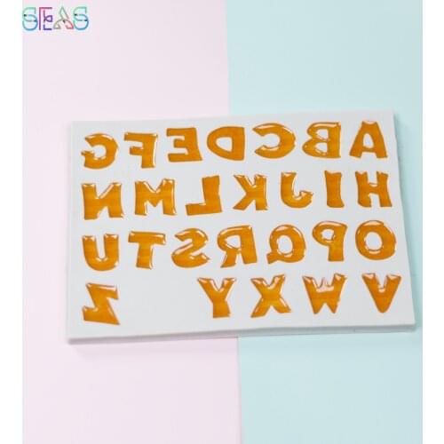 26 Letterst Silicone Mold Cake Baking Molds Biscuit Maker Pastry Tools Accessories DIY Chocolate Molds Kitchen Tools Candy Bar