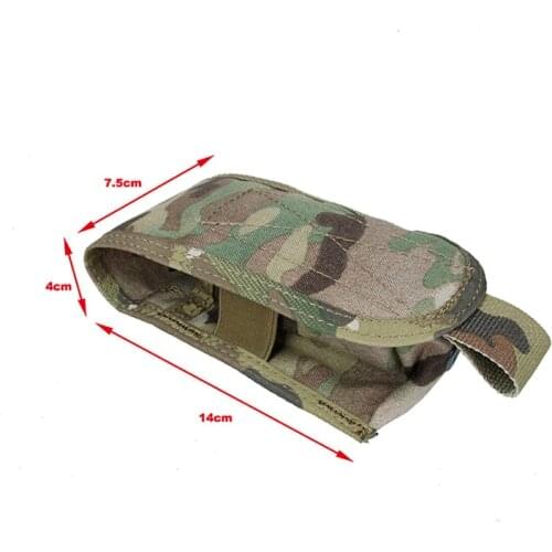 Tactical Airsoft Multicam PJ Style Smoke Gren pouch Vest MOLLE bag Pouch for MK13 Dummy TMC3461-MC