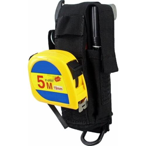 Tactical Tool Molle Pouch Organizer Multiple Pocket Holder Holster with Flap for Plier Pencil Knife Flashlight Hunting Accessory