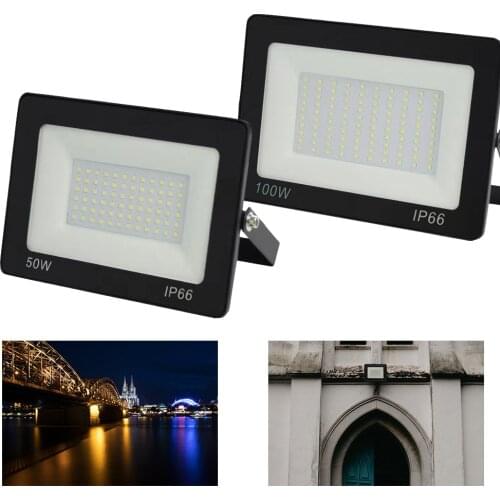 Ultra thin Led floodligh AC220v IP65 10W 20W 30W 50W 100W 150W 200W waterproof led spotlight exterior led wall lamp light