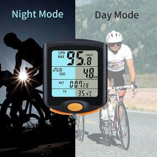 YT-813 Wired Bike Speed Meter Digital Bike computer Multi-functional Waterproof Sports Sensors Bicycle Computer Speedometer