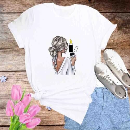 Best Day Ever Fashion Life Girls Women Lady Shopping Bag Shoes 90s T-shirts Harajuku Short Sleeve Best Friend Graduation Gift