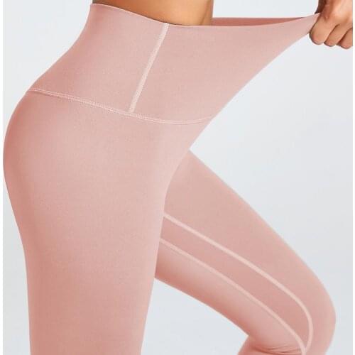 SALSPOR Seamless Leggings Women High Waist Skinny Solid Push Up Legging Ankle Length Leggins Workout Purple Female Jeggings