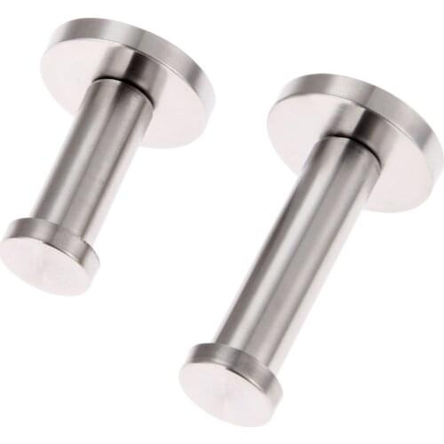 1 Pc Wall Mounted Stainless Steel Coat Hat Handbag Clothes Towels Robe Hooks Hanger Holder Rack Hook Door Hooks 16x70mm/16x50mm