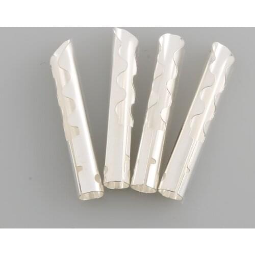 12pcs B413S Silver plated Bronze Copper Audio BFA Z-Type 4mm Banana Plug Speaker Cable Connector