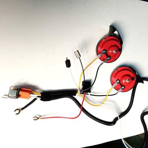 12V Horn Wiring Harness Relay Kit For Car Truck Grille Mounting Blast Tone Horns