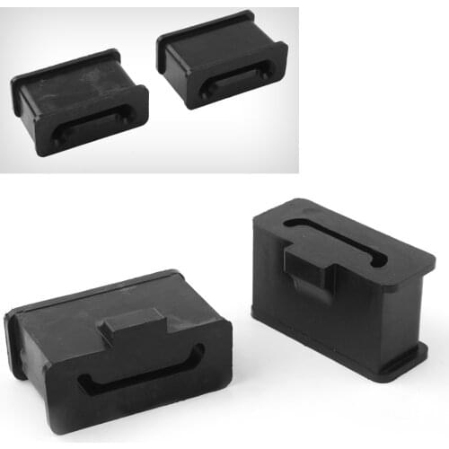 2Pcs Motorcycle Muffler Mounts Drag Specialties Rubber Replacement 65724-85 For Harley Davidson FLHT FLHR FLHX FLTR 1985-2017