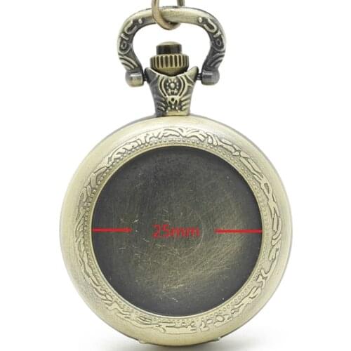 2201) Vintage Pocket Watch Necklace pendant. DIY watch necklace, 12pcs/lot,size 4cm