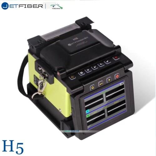 JETFIBER H5 Fiber optic splicer Machine Optical fiber welder splicing machine tool kits Stable Fusion splicer free shipping