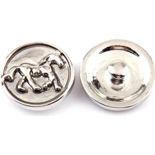 Free drop shipping 1.8-2cm alloy horse animal design charm DIY button metal charms