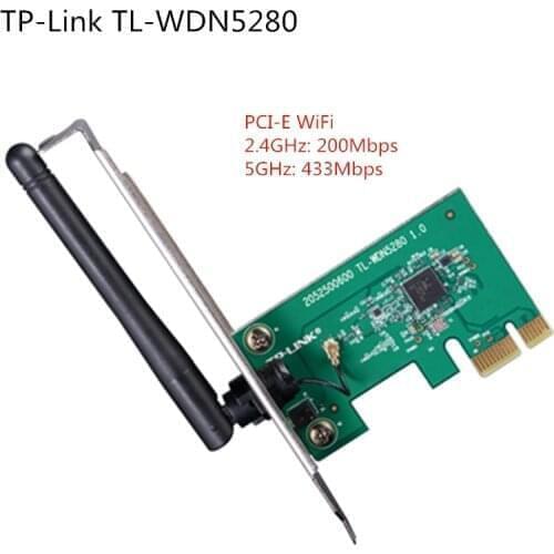 Wireless 633Mpbs Wifi Network Card TP-Link PCI-E Wi-Fi Antenna Adapter Dual 2.4GHz 5GHz IEEE 802.11ac/abgn for Destop Wholesale