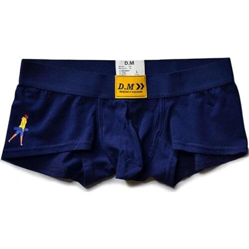 Boxershorts Men Cartoon Printed Breathable Comfortable Underwear Man Boxers Elastic Shorts Underpants Male Soft Boxer Panties