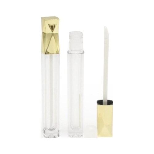 Large Empty Gold Lipgloss Wand Tubes 25 Pieces Empty Cosmetic Container Lip Gloss Tube With Wand