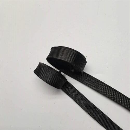 Black glass fiber insulated casing fixed pattern fireproof tube 1 meter
