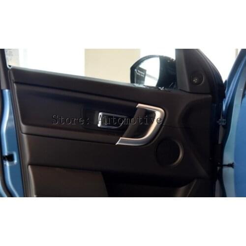 For Land rover Discovery Sport Car-Styling 2015-2017 ABS Matte Chrome Interior Door Handle Trims Car Accessories Auto Parts