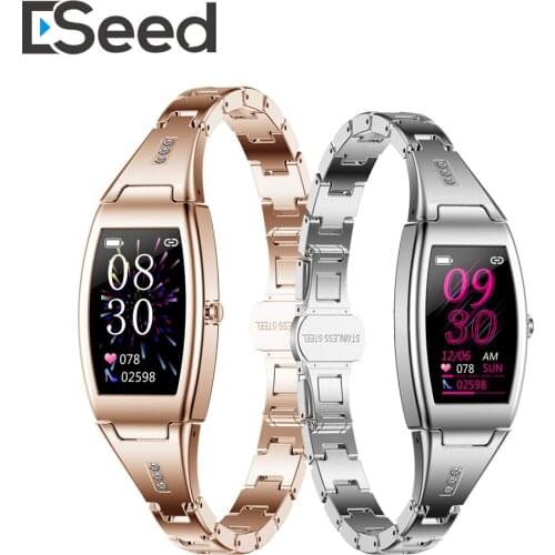 ESeed 2021 MK26 Womens watches DiY Face Smart Watch Fitness Tracker Heart Rate IP67 Waterproof SmartWatch For Android