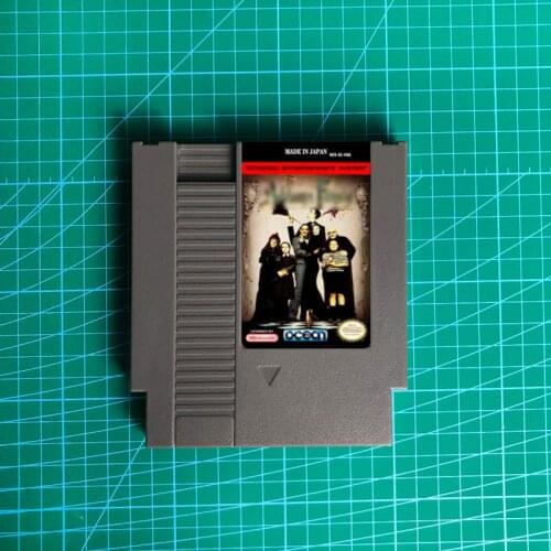 Addams Game Family or Addams Game Family - Pugsleys Scavenger Hunt- 72 pins 8bit game cartridge