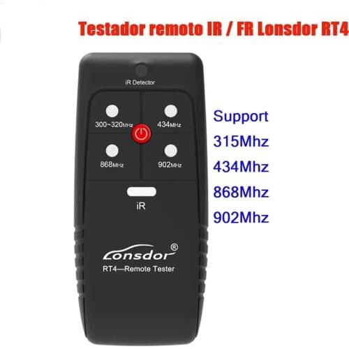 CNP127 Lonsdor RT4 IR/FR Remote Tester Support: 902mhz 868mhz 434mhz 315mhz IR For All Car Key Remote Frequency Test