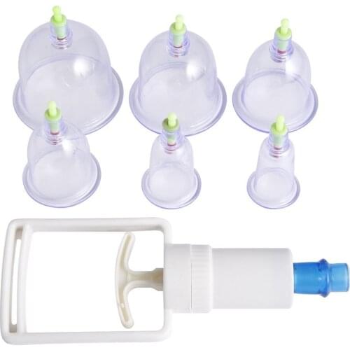 Chinese Medica l Vacuum Cans Cupping Cup Cellulite Suction Cup Therapy Back Body Anti-cellulite Massager Health Care Massage Kit