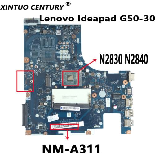 G50-30 Motherboard For Lenovo G50-30 Laptop mainboard With (INTEL Dual-core CPU) ACLU9 ACLU0 NM-A311 100% Fully Tested