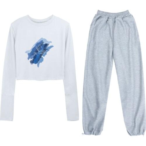 Cute Funny Butterfly Shirts Cotton Summer Punk Cool for Girls Clothes Harajuku Aesthetic Tees Pullover T Shirt Long Sleeve Tops