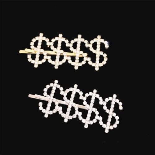 Fashion casual exquisite girl ladies crystal hairpin hair jewelry accessories charm love sweet hairpin party gifts