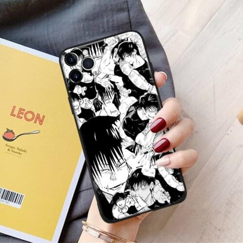 Fushiguro Touji Jujutsu Kaisen Glass Soft Silicone Phone Case FOR IPhone SE 6s 7 8 Plus X XR XS 11 12 Mini Pro Max Cover Shell