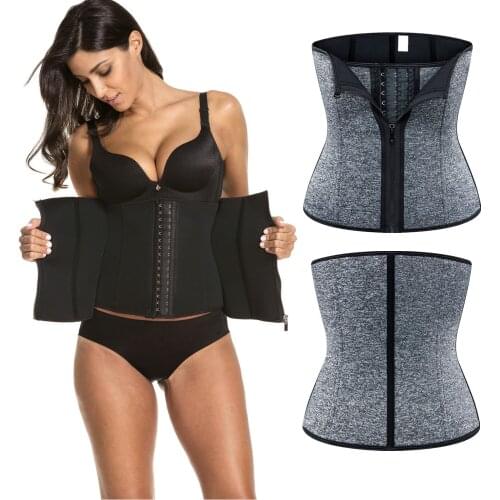 Neoprene Sweat Waist Trainer Belt Body Shaper Abdominal Trimmer Corset Fat Burning Outdoor Sports Girdle Belly Control Shapewear