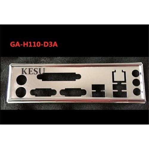 New I/O shield back plate bracket of motherboard for Gigabyte GA-H110-D3A just shield backplate Baffle Back plane Backplane