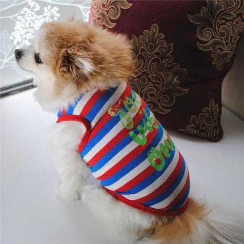 New Arrival Hot Sale Dog Clothes Wholesale Order Accept Dog Christmas Accessories For Pet Breathable Spring Summer Vest For Dogs