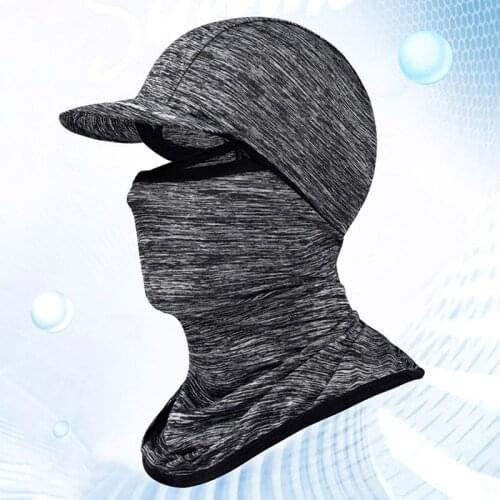 Summer New Motorcycle Riding Mask With Brim Balaclava Scarf Breathable Racing Bicycle Mask Windproof Sunscreen Riding Hat