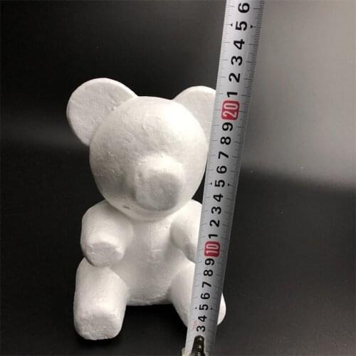 Foam bear 20 cm flower bear 8 pieces/lot valentines day