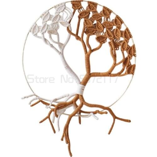Handmade DIY Life Tree tapestry woven material package Nordic style living room guest house wall decoration