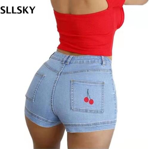 Женские джинсовые шорты SLLSKY China At AliExpress