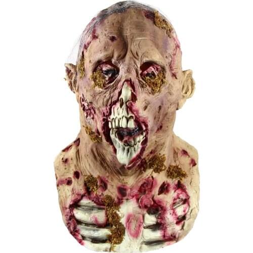Horror Seaweed Rotting Zombies Mask Halloween Latex Fancy Dress Accessory Scary Costume Masks