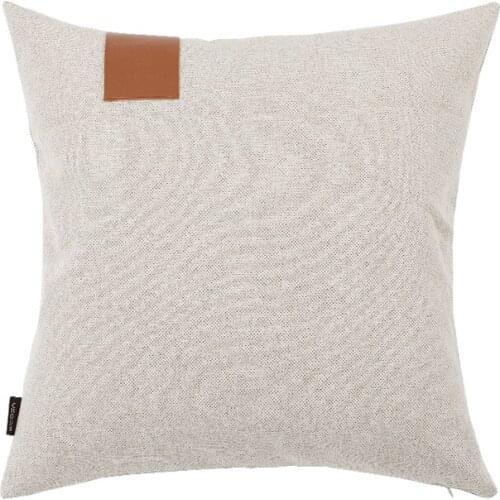 Modern Light Luxury Thickened Solid Cotton Hemp 45x45cm Living Room Sofa Head Chair Pillow Waist Pillow Backrest Cushion