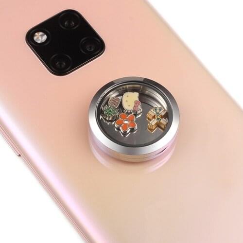 TJP New Stick Floating Locket 30mm Silver Color 316L Stainless Steel Living Memory Stone Charms Glass Lockets (only locket)