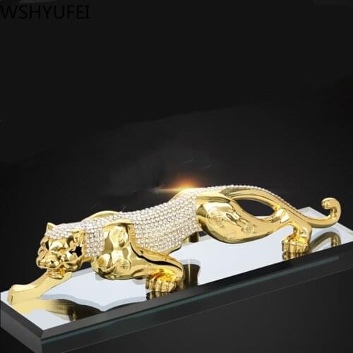 Traditional Tiger model decoration Wealth success metal Decoration Home Office Decoration Tabletop Ornaments Car accessories