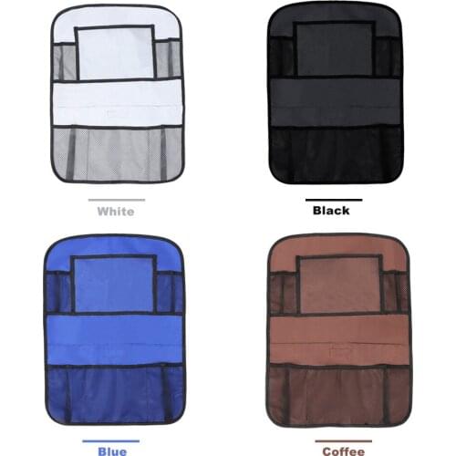 Universal Car Back Seat Organizer Storage Bag Multi Pocket Hanging Pouch Assorted Auto Accessories Black