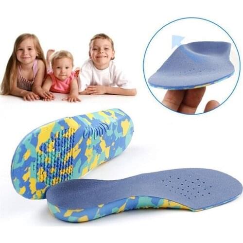 1 Pair Kids Children Flat Feet Arch Support Insoles O/X Leg Orthotic Orthopedic Shoe Inserts Plantillas Para Los Pies