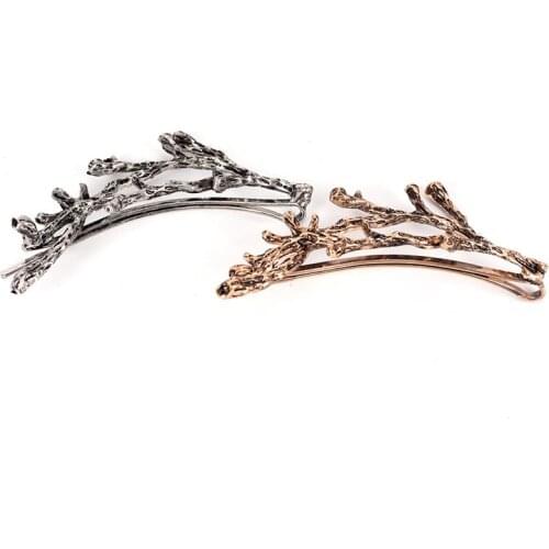 1PCS Alloy Branch Hairpins Fashion Hairgrips Tree Hair Clips For Women Girls Lady Elegance Metal Hair Accessories
