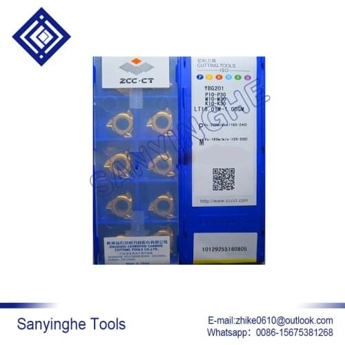 Free shipping high quality 10pcs/lots YBG201 LT16.01W-1.00GM cnc carbide threading inserts, turning inserts