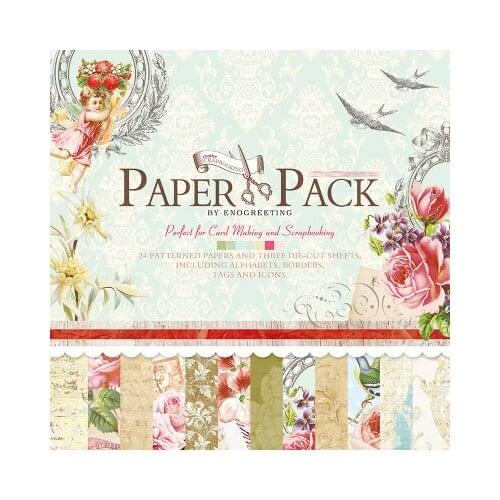 12inch27sheets vintage flower life Scrapbooking Paper Origami Art Background Paper DIY Card Making gift wrapping Home deco