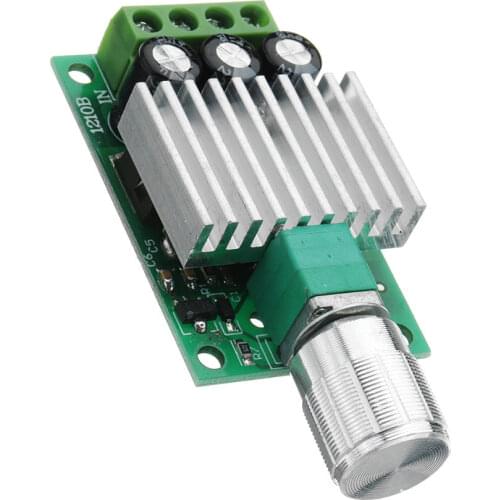 5Pcs/Lot DC 12V To 24V 10A High Power PWM DC Motor Speed Controller Regulate Speed Temperature And Dimming