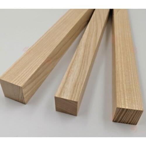 5pcs Width:20mm Thickness:20mm Length:300mm Ash Block Hardwood Solid Wood Planing Block Diy Wooden Craft