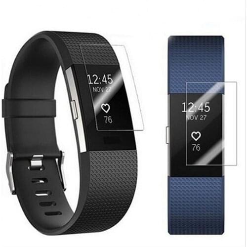 5pcs Clear Protective Film Guard For Fitbit Charge 3 4 Smart Band Watch Wristband Screen Protector Full Coverage Clear