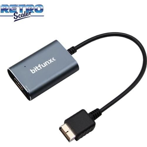 RetroScaler HDMI-compatible Adapter for PlayStation2 PS2 Including RGB/Component Switch for Connecting a PS2 to a Modern TV