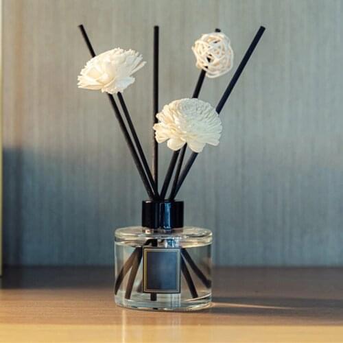 Daisy Flower Rattan Reeds Fragrance Diffuser Non-fire Replacement Refill Sticks Home Room Aromatic Incense Diffuser