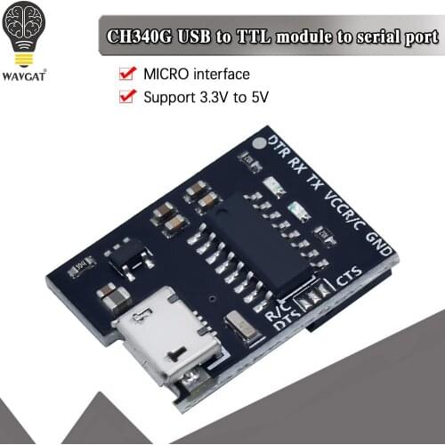 For WEMOS CH340G Breakout 5V 3.3V USB to serial module switch for arduino downloader pro mini